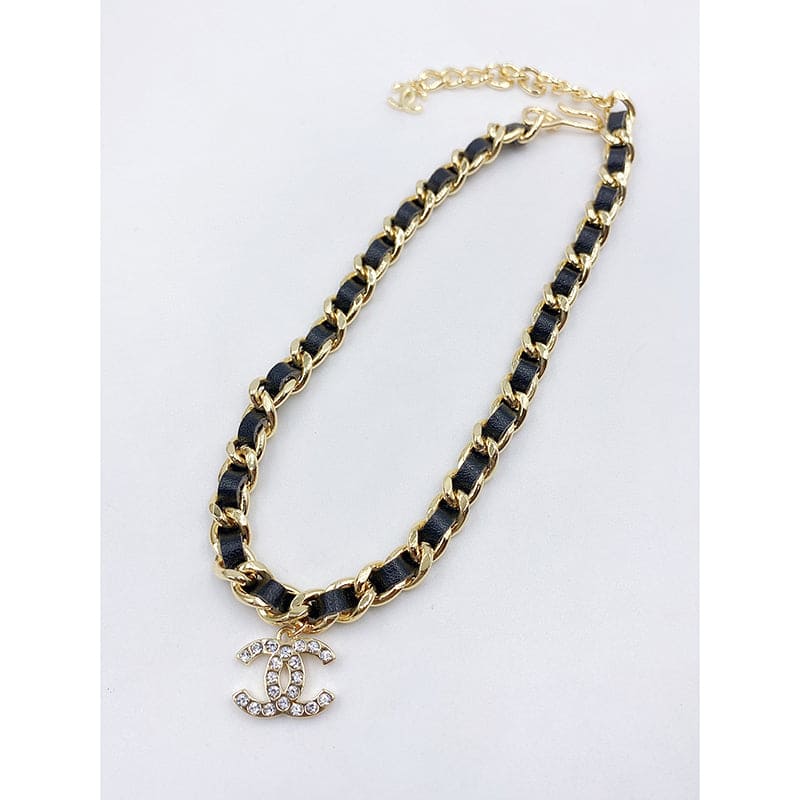 18K  Chanel 1995 Rhinestone Necklace
