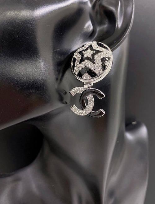18K  Chanel Diamond Earrings